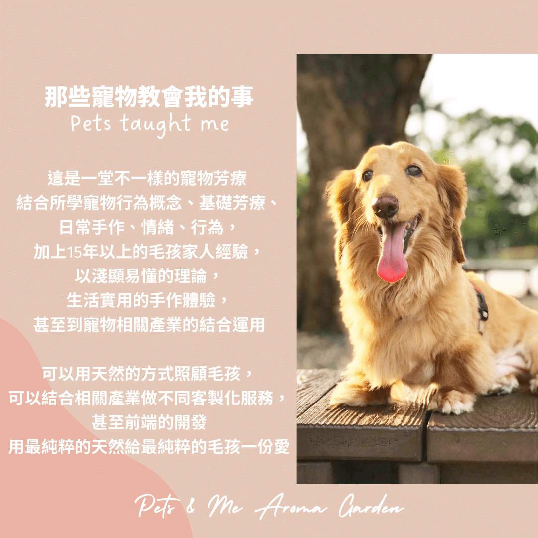 寵物芳療體驗課 - 第1張圖 寵物芳療體驗課