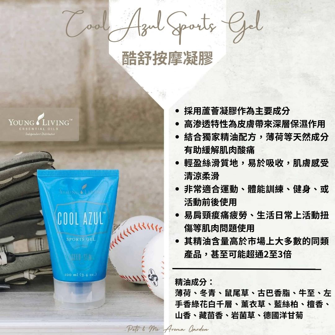 Cool Azul Sports Gel 酷舒按摩凝膠(美單)